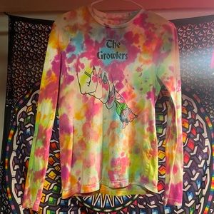 The Growlers Band Shirt Ice Dyed